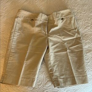 Women’s Cream Bermuda dress Shorts